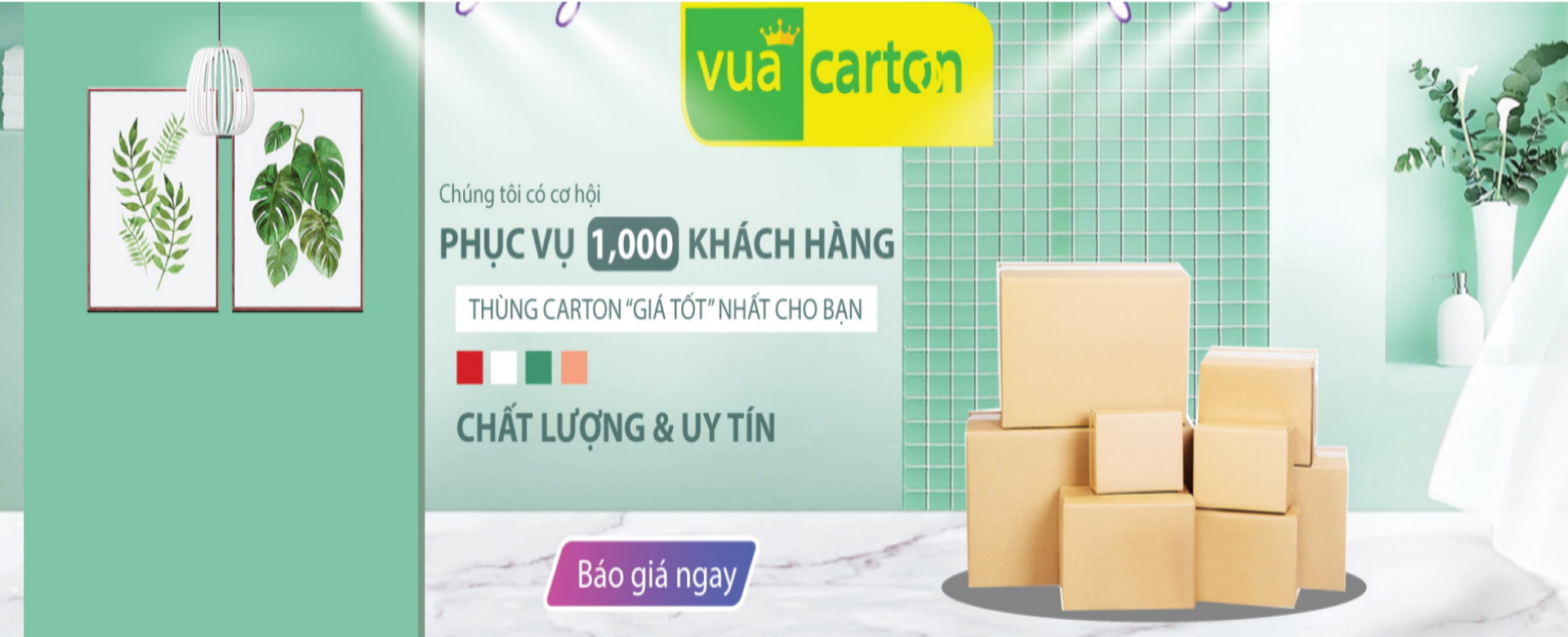 thùng carton cán màng